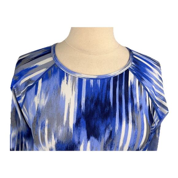 NWT~Athleta Women’s Swim Wailea Long Sleeve Rashguard Blue Size Large - Picture 3 of 14